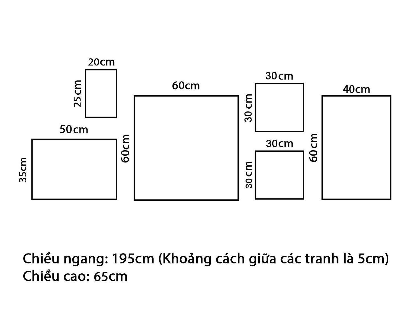 Bộ 6 Tranh Cây Lá Nhiệt Đới - VZ227.1