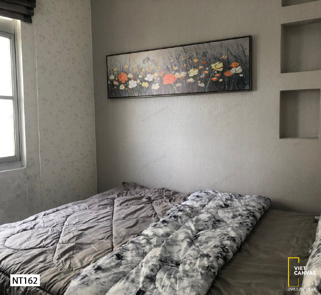 Tranh Cánh Đồng Hoa Đa Sắc - NT162