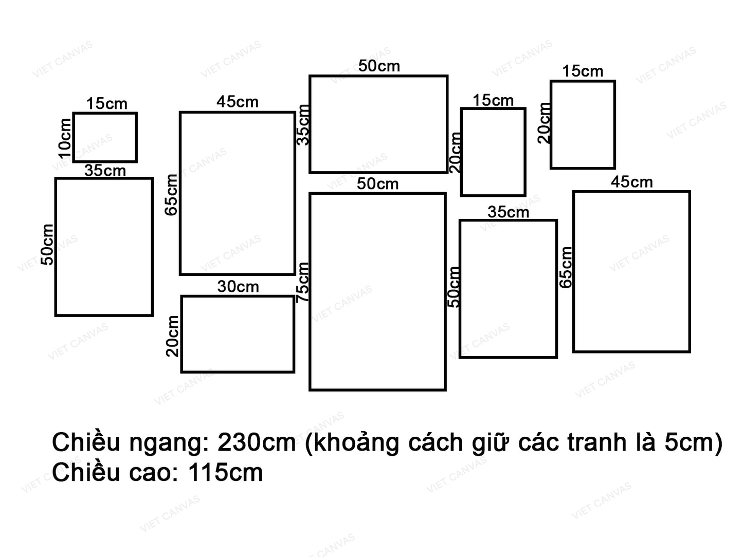 Bộ 10 Tranh Hươu Và Cô Gái - VU571.1