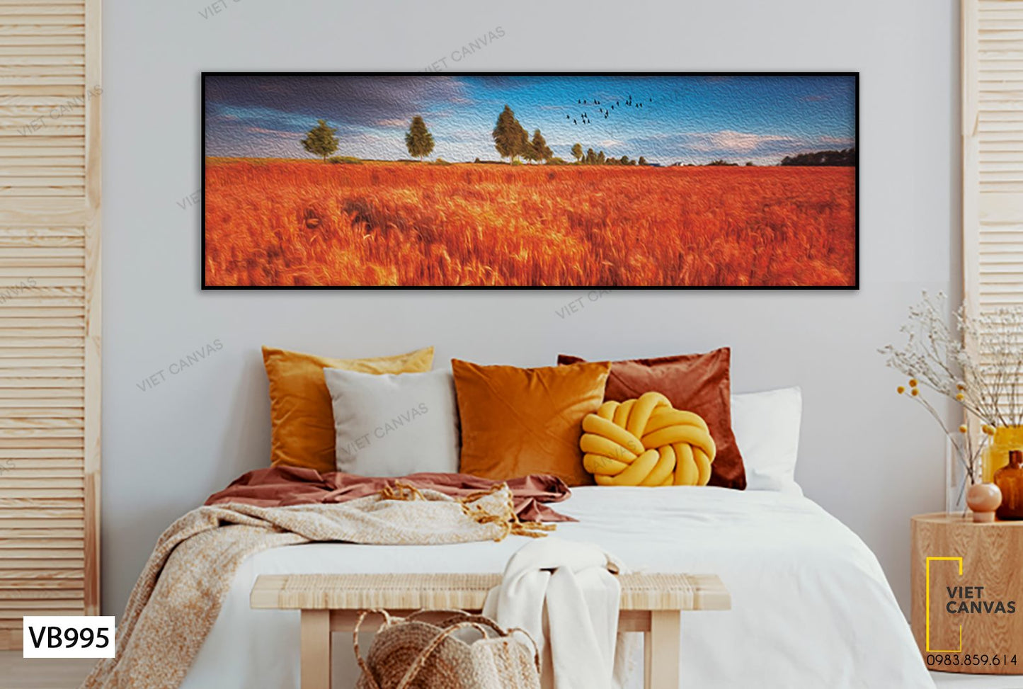 Tranh Cánh Đồng Bất Tận - VB995