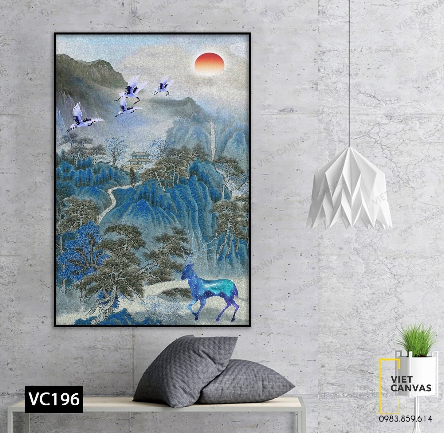 Tranh Núi Non Hữu Tình - VC196