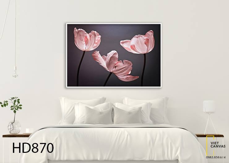Tranh Hoa Tulip Chớm Nở - HD870