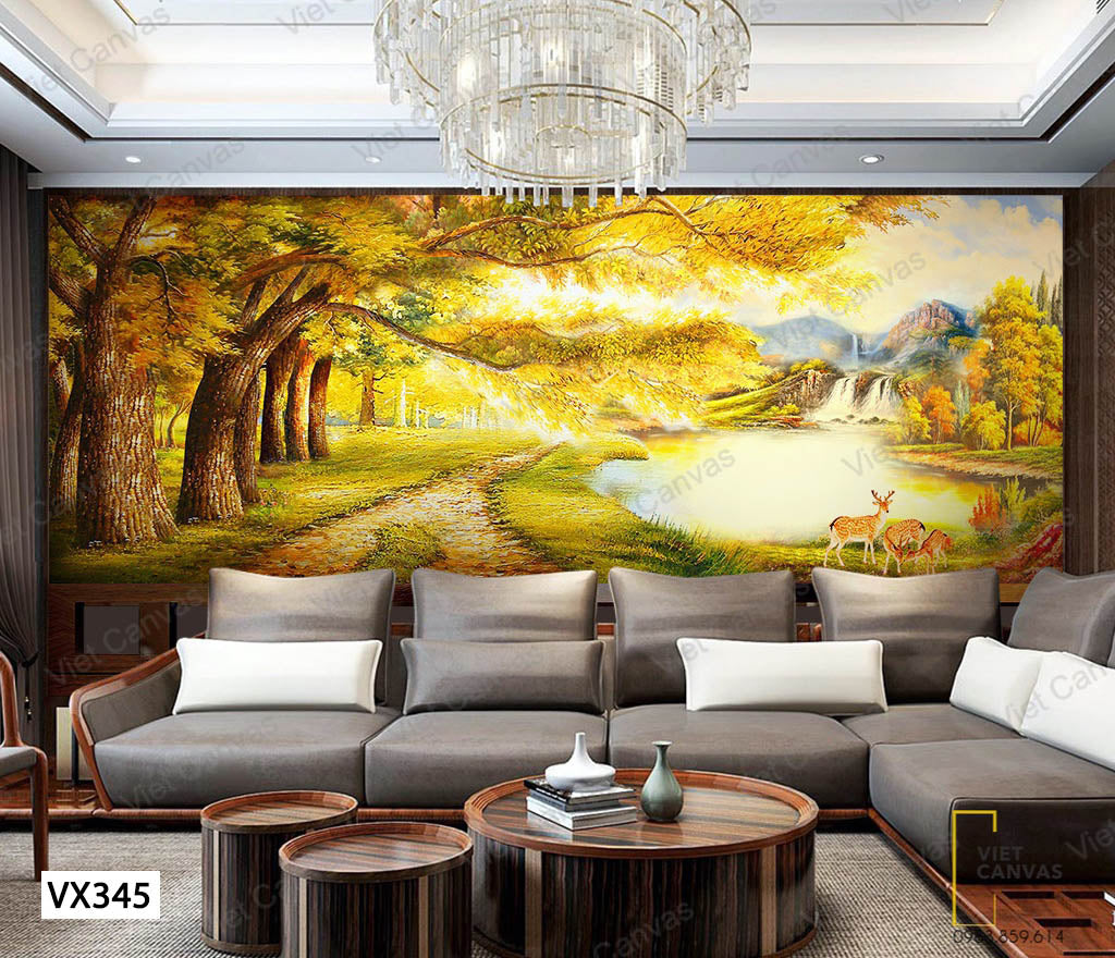 Tranh Khu Rừng Mùa Thu - VX345