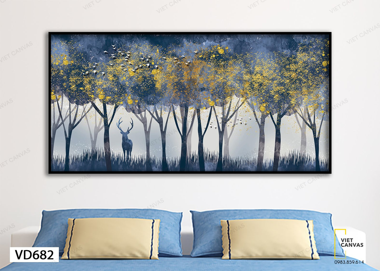 Tranh Rừng Cây Hoang Vu - VD682