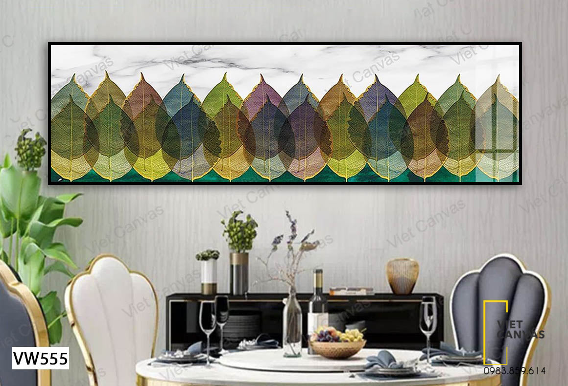Tranh Sắc Màu Lá Cây - VW555