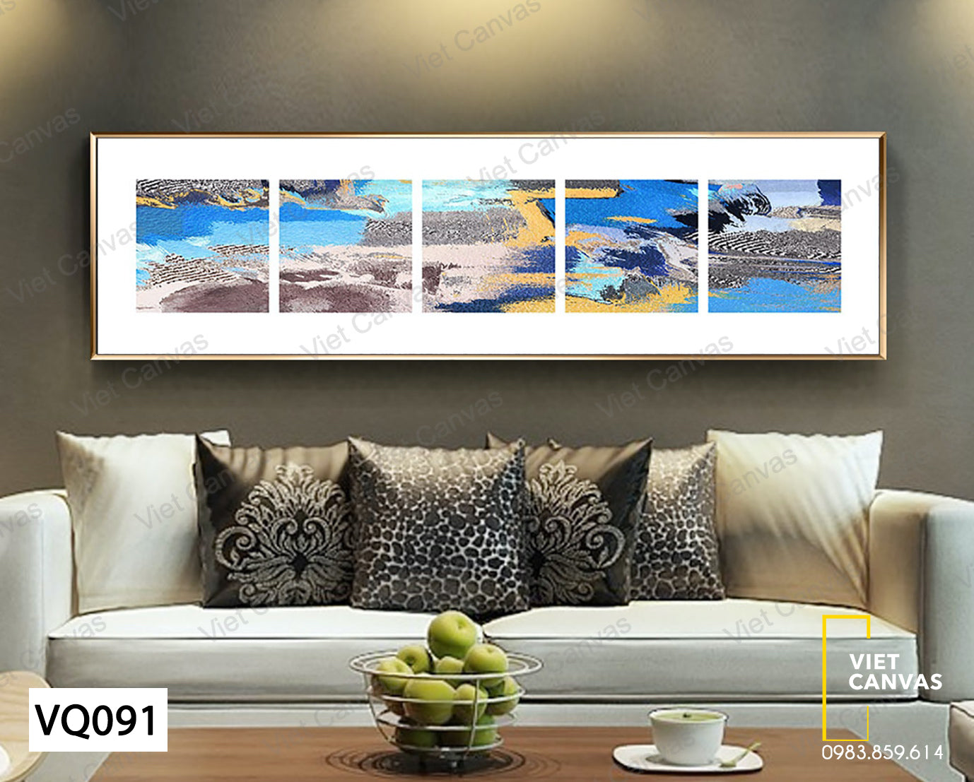 Tranh Sắc Màu Trừu Tượng - VQ091