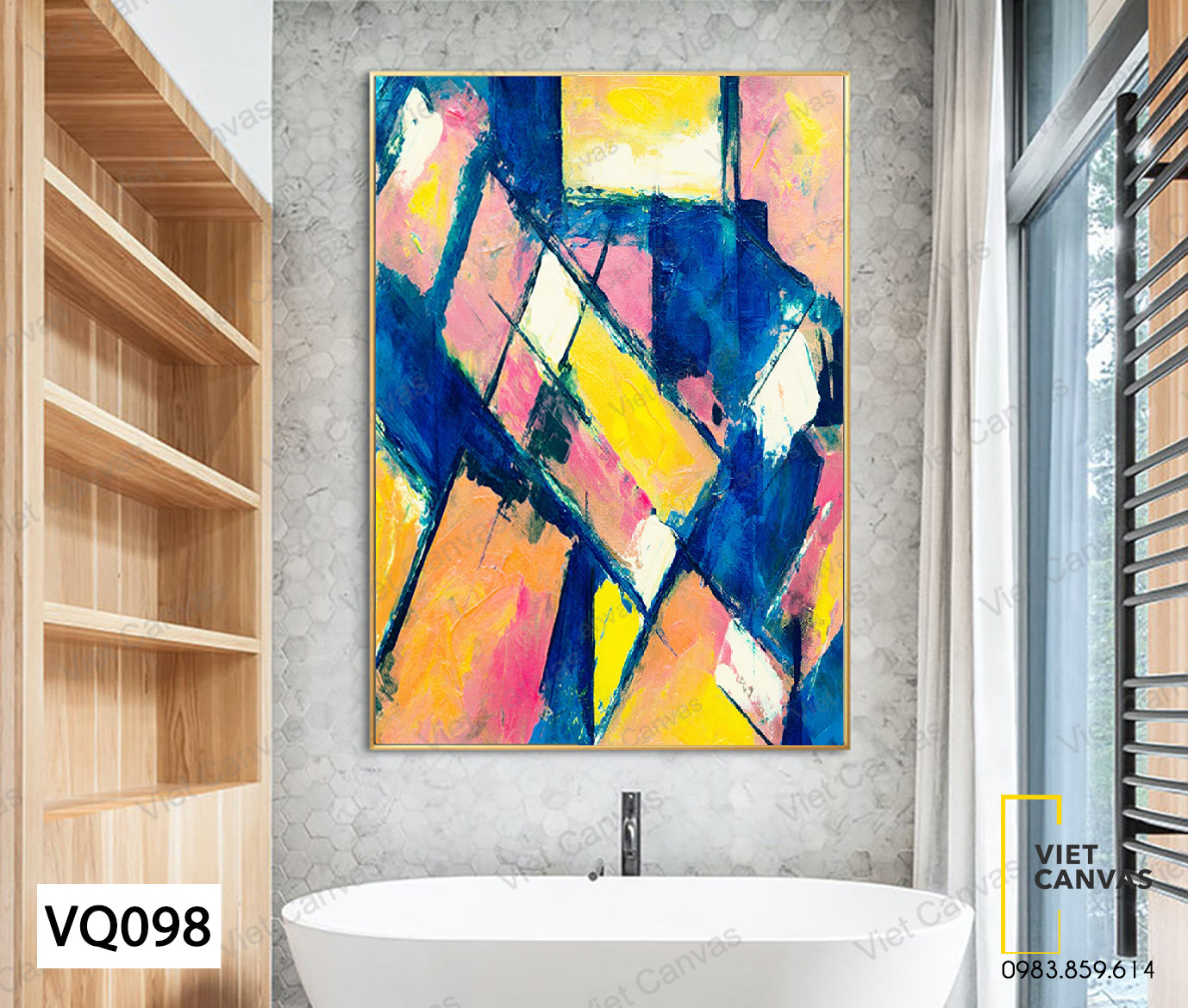 Tranh Sắc Màu Trừu Tượng - VQ098