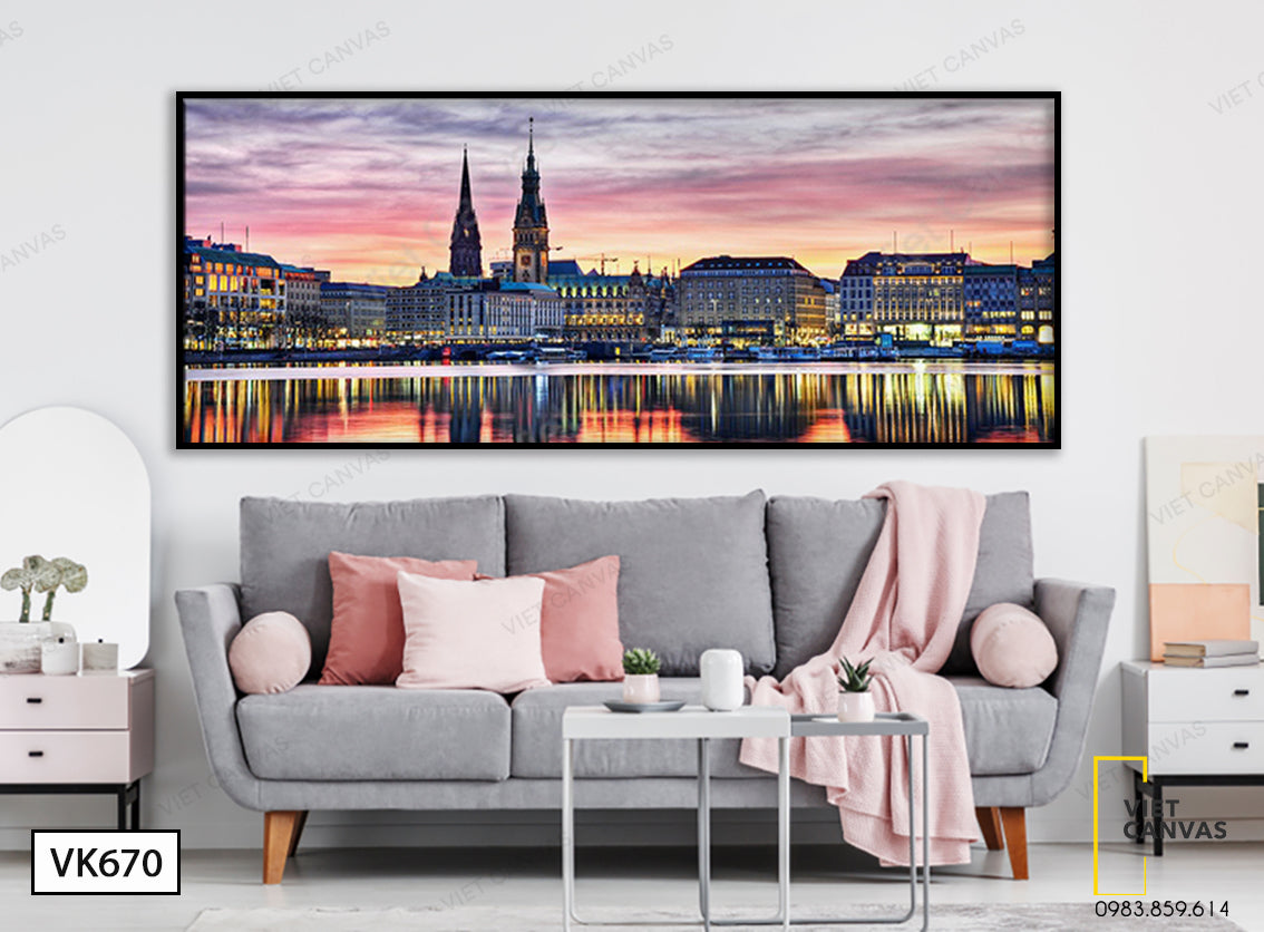 Tranh Thành Phố Xa Hoa - VK670