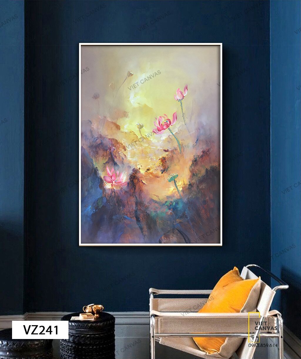 Tranh Hoa Sen Nở - VZ241