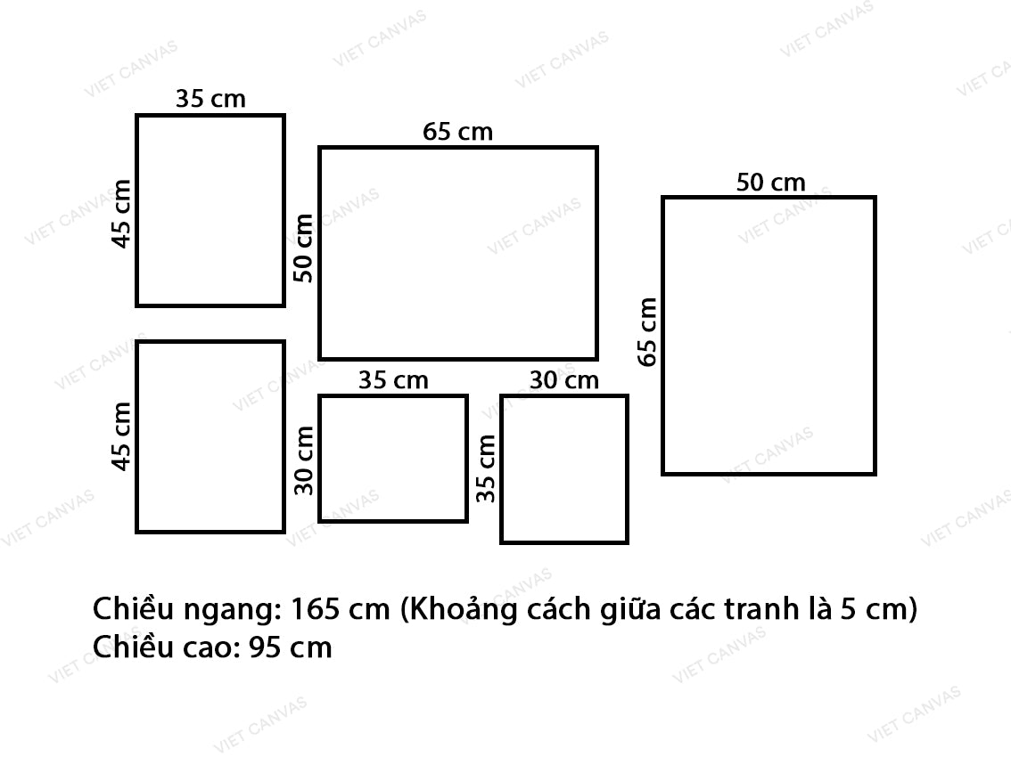 Bộ 6 Tranh Chiếc Lá Và Quotes - VV945.3