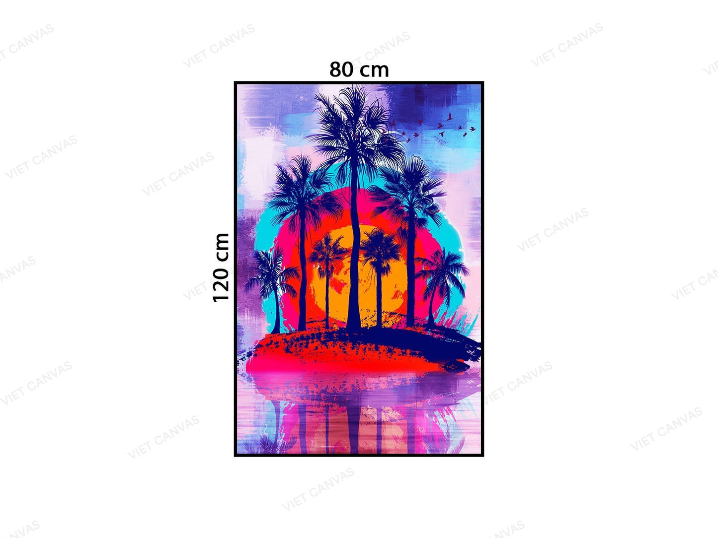 Tranh Vườn Cây Dừa - VB623