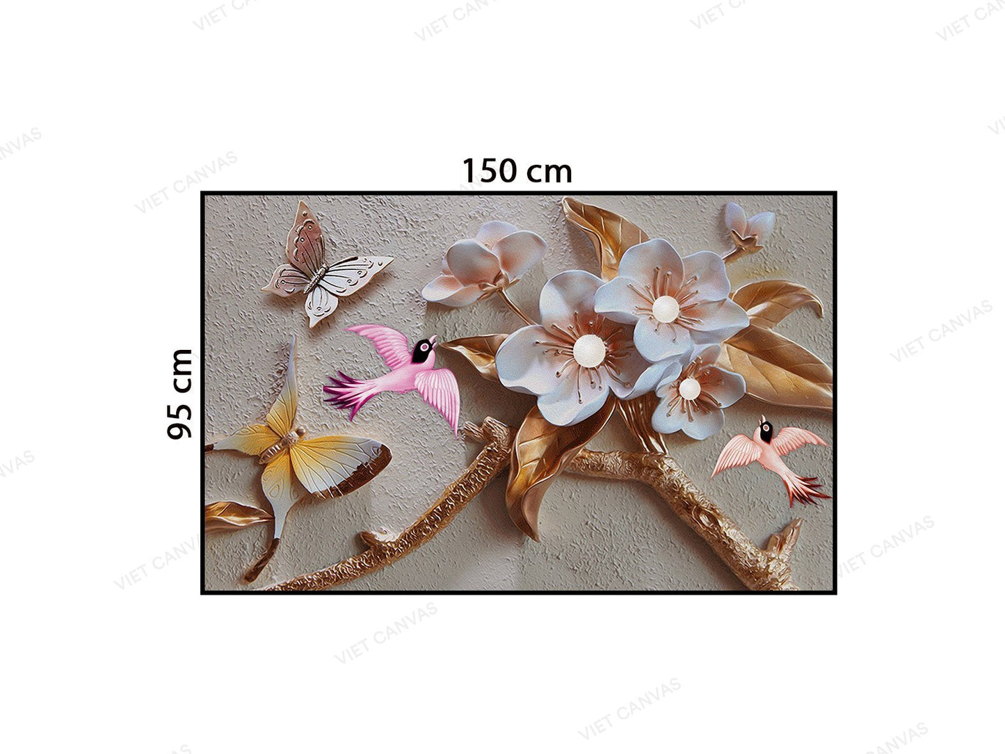 Tranh Mùa Xuân Hoa Nở - VB766