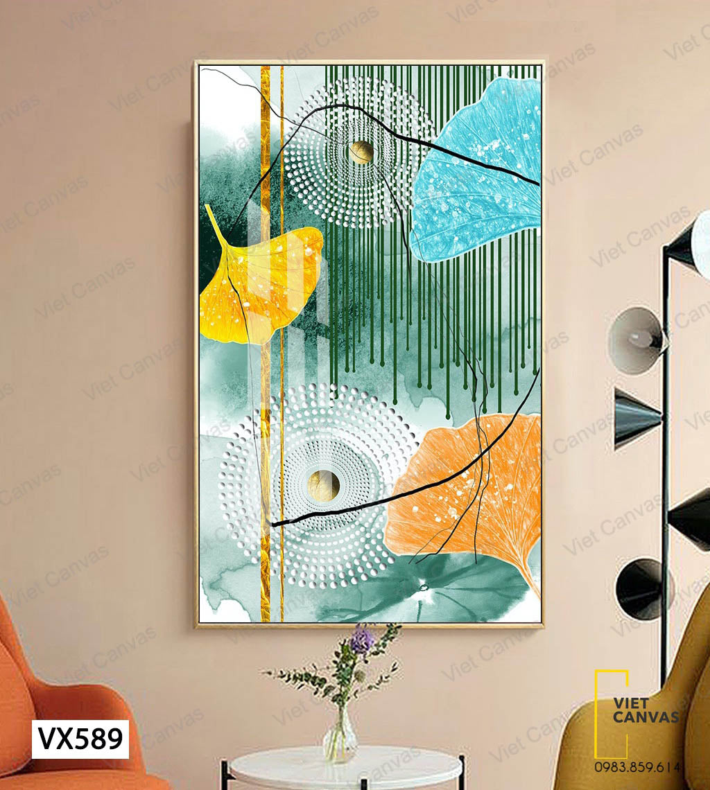 Tranh Những Bông Hoa Nghệ Thuật - VX589