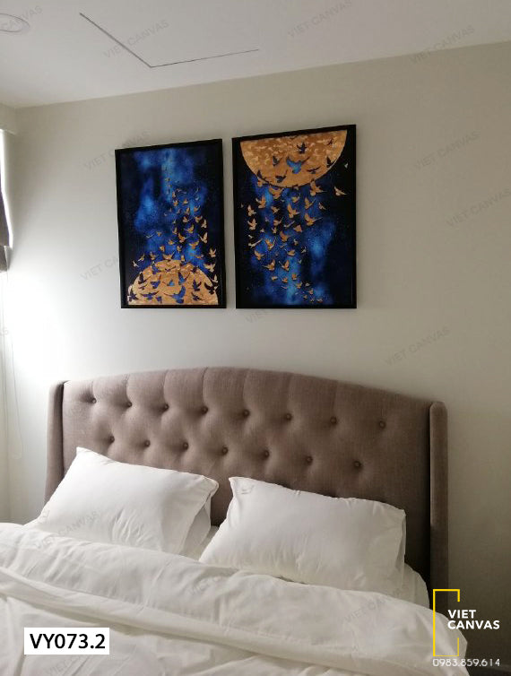 Bộ 2 Tranh Ánh Trăng Vàng - VY073.2