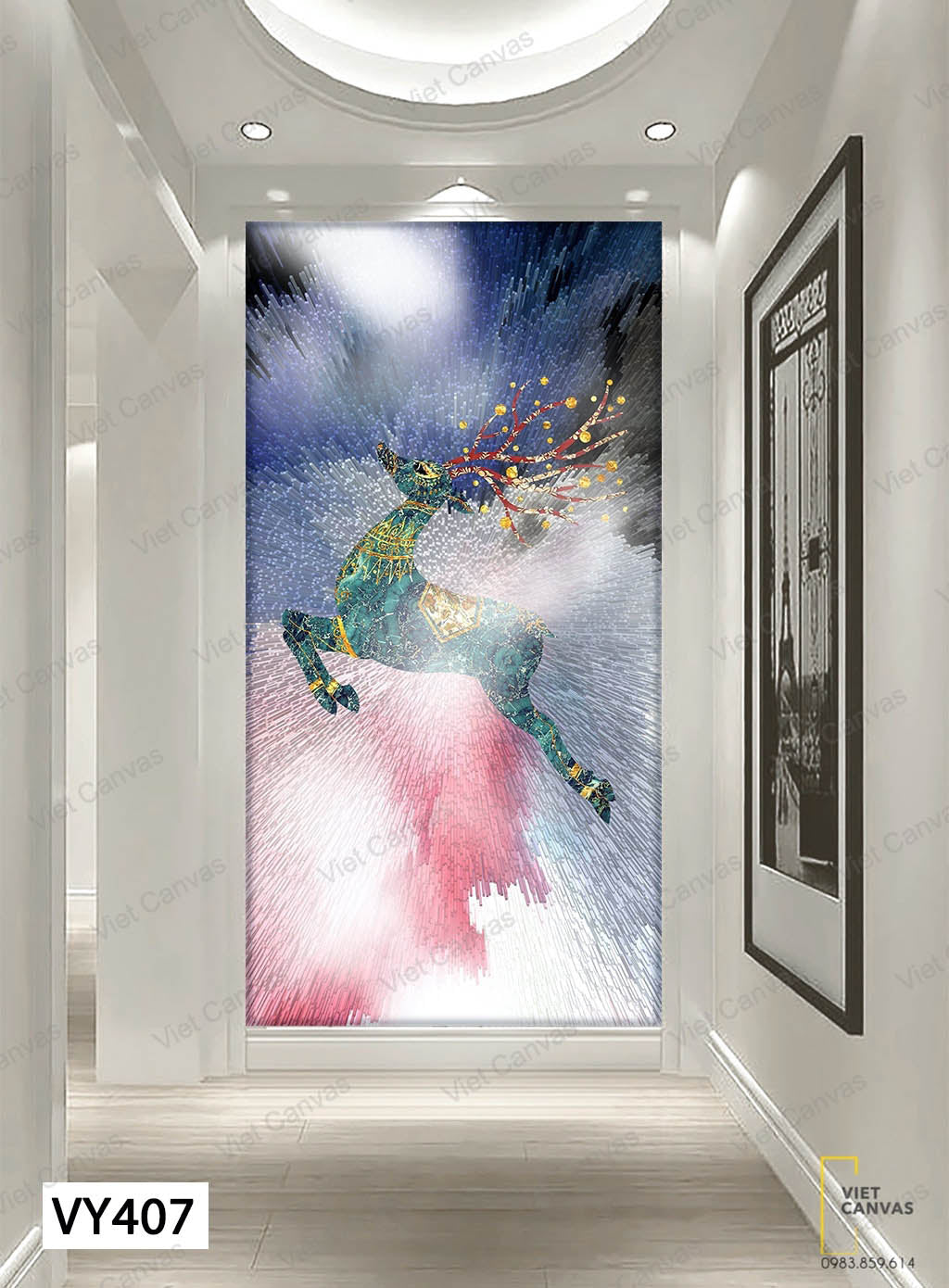 Tranh Chú Hươu Tỏa Sáng - VY407