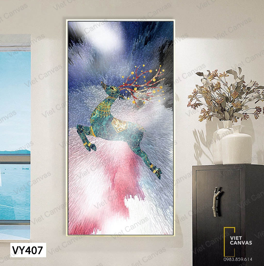 Tranh Chú Hươu Tỏa Sáng - VY407