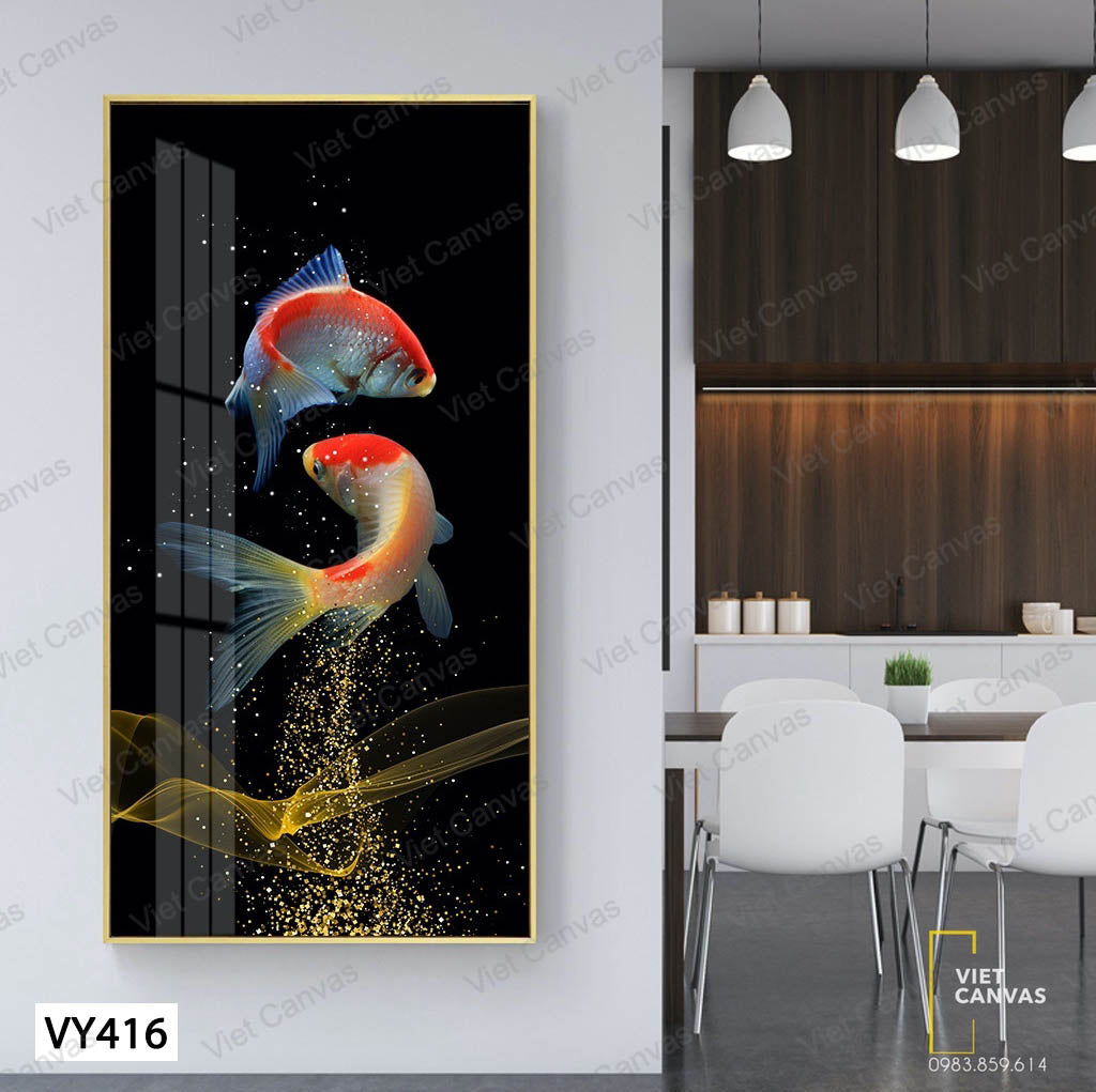 Tranh Nhị Ngư Sang Trọng - VY416