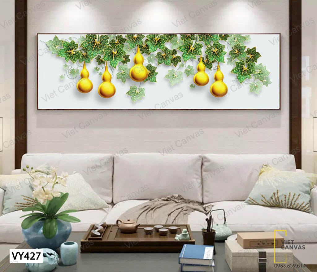 Tranh Giàn Hồ Lô Tươi Mát - VY427