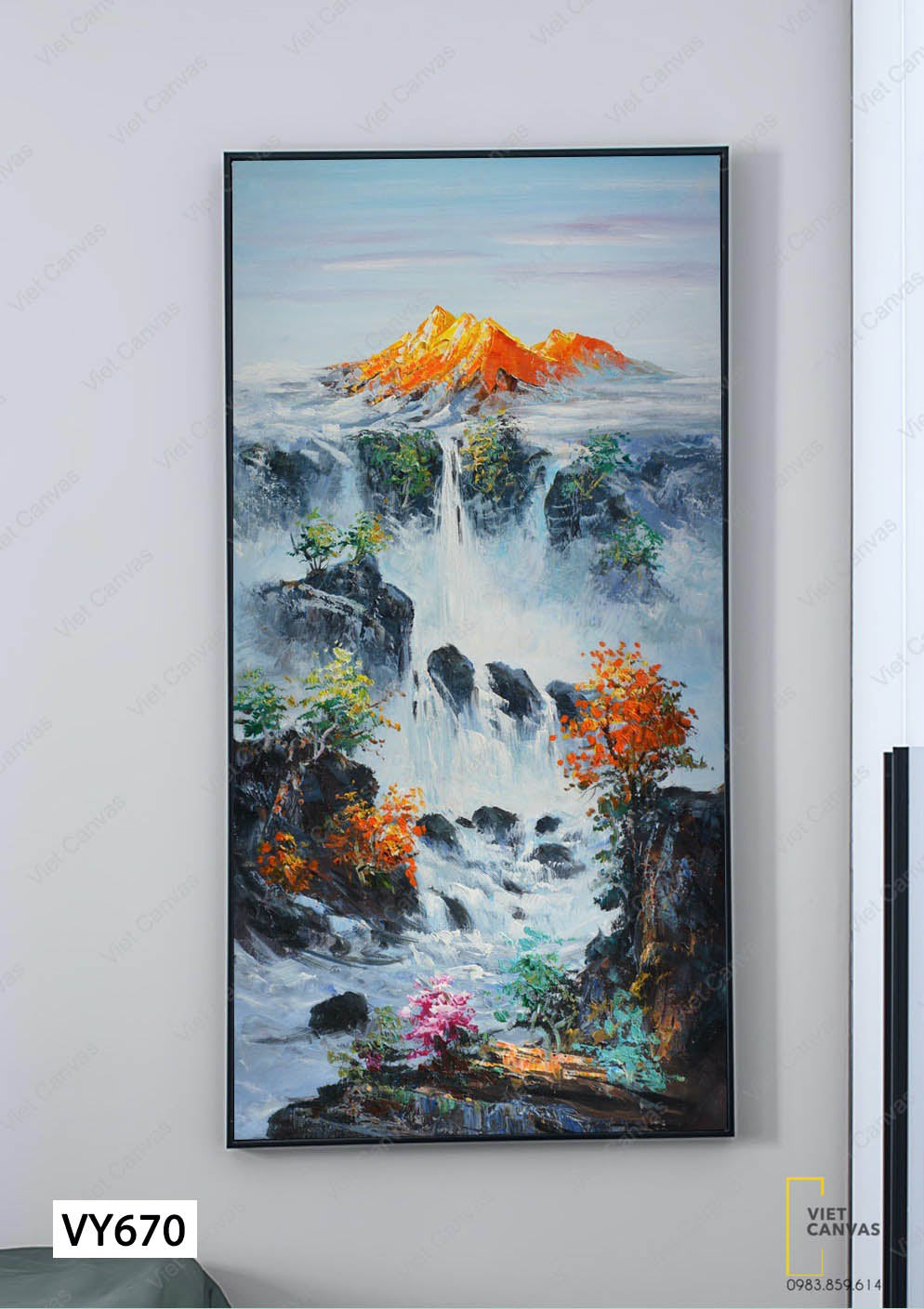 Tranh Núi Rừng Hiểm Trở - VY670