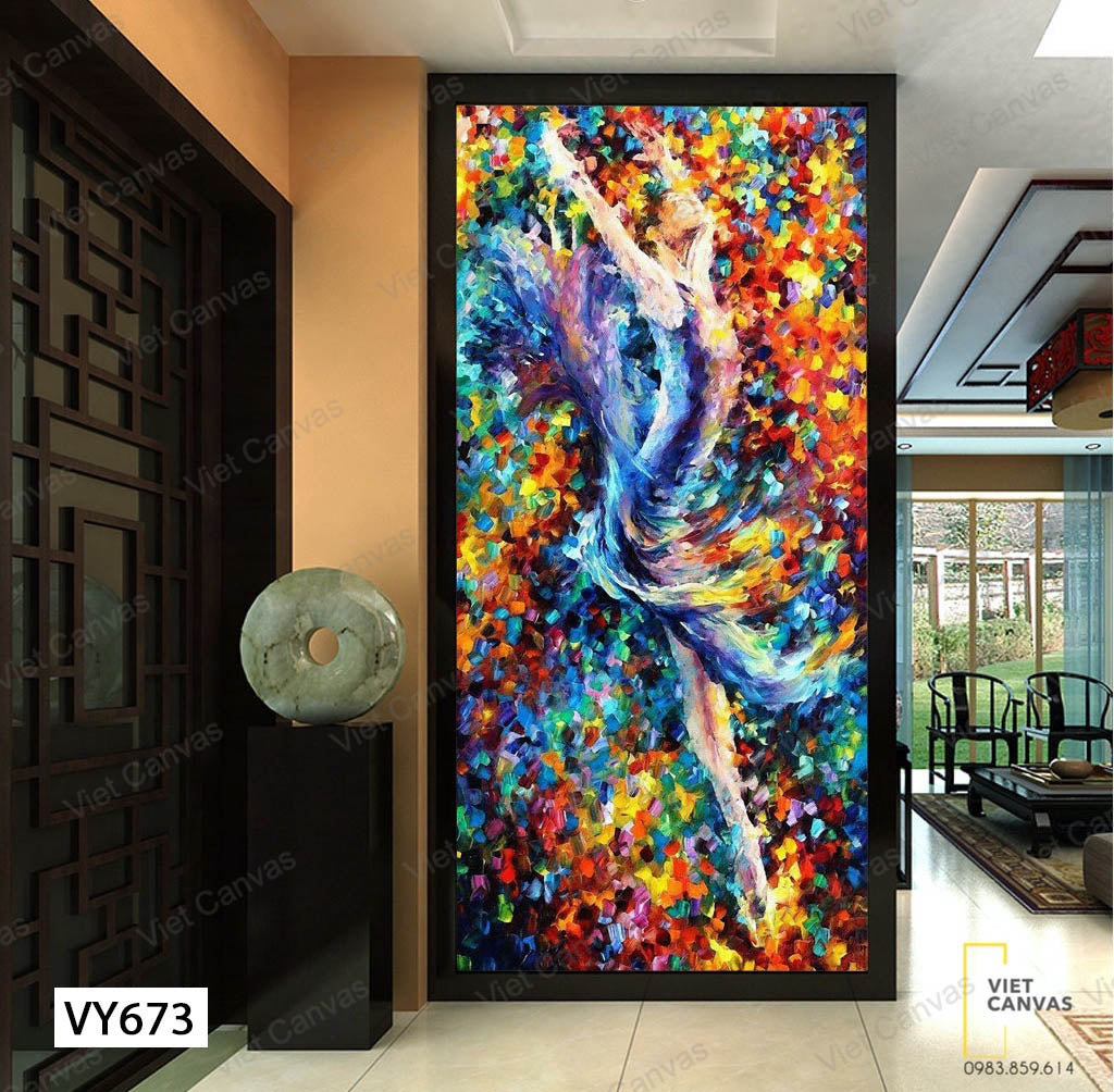 Tranh Cô Gái Ballet - VY673