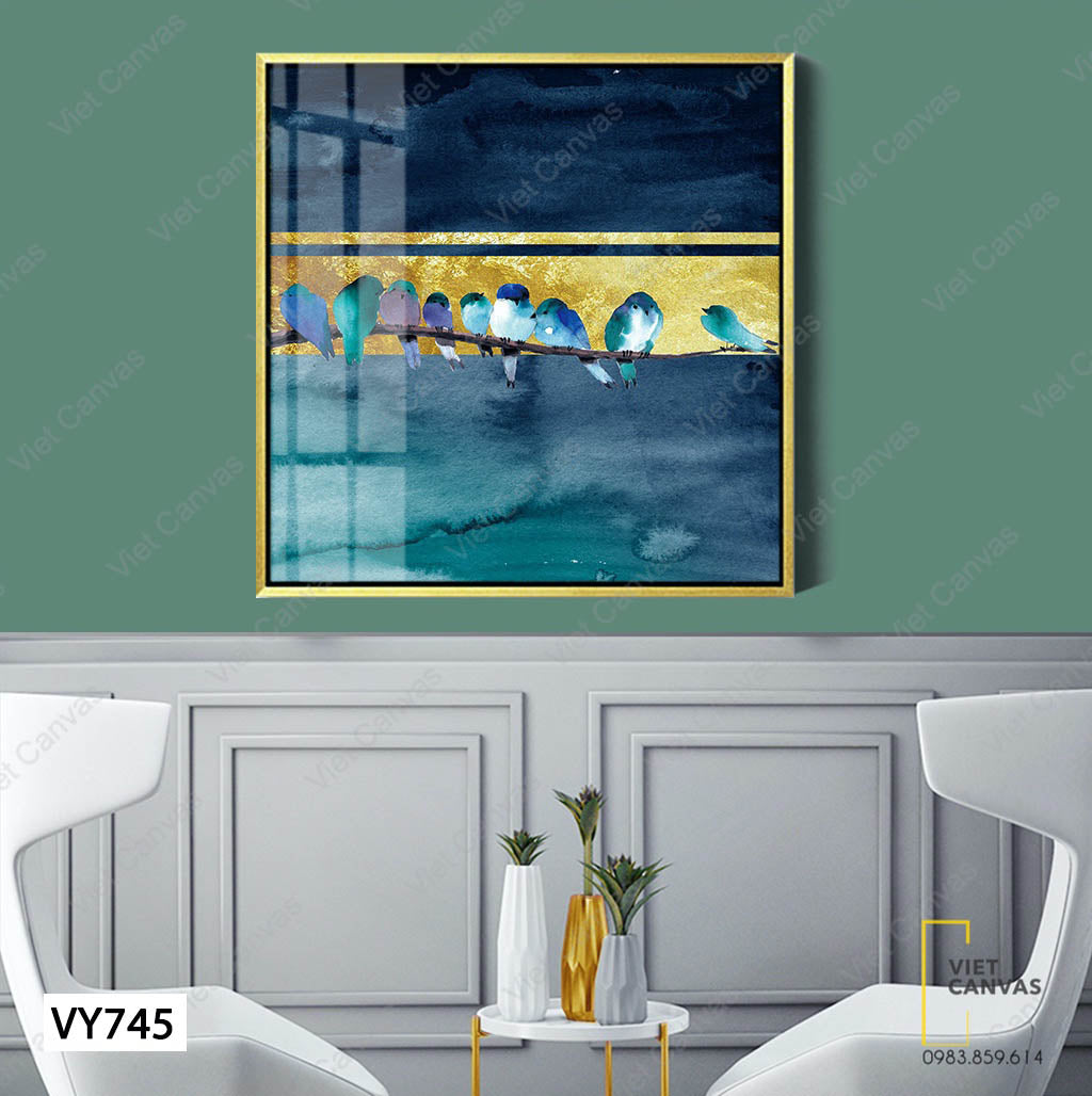 Tranh Những Chú Chim Dễ Thương - VY745