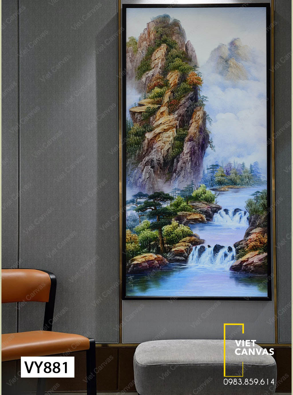 Tranh Non Nước Hữu Tình - VY881