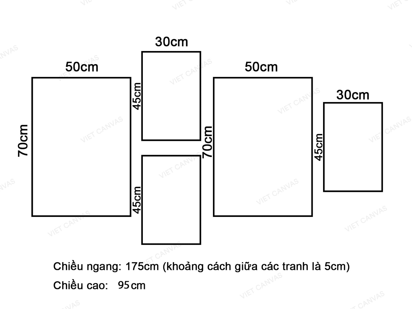 Bộ 5 Tranh Quả Dứa, Vân Gỗ, Cô Gái Và Chú Mèo - VZ038.1