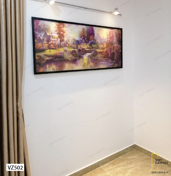 Tranh Cuộc Sống Giữa Lòng Thiên Nhiên - VZ502