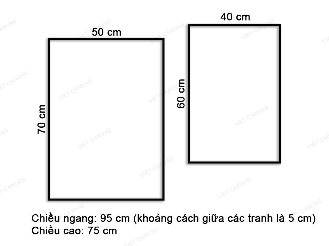 Bộ 2 Tranh Núi Rừng Bao La - VZ959.2