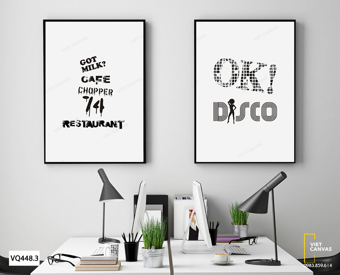 Bộ 2 Tranh Câu Quotes - VQ448.3