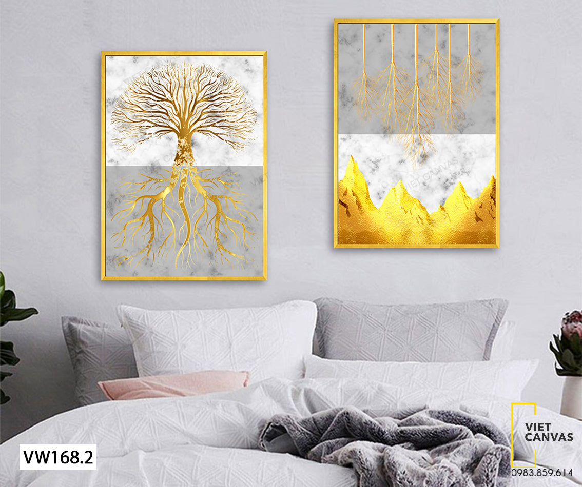 Bộ 2 Tranh Cây Cổ Thụ - VW168.2