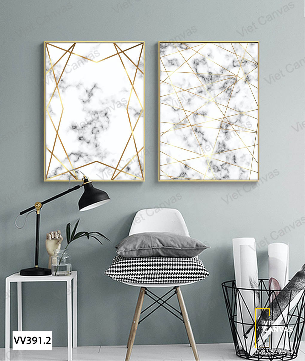 Bộ 2 Tranh Trừu Tượng - VV391.2