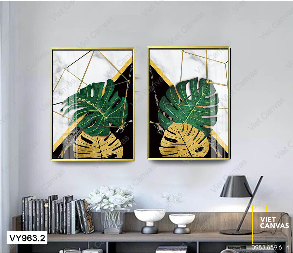 Bộ 2 Tranh Lâ Cây - VY963.2