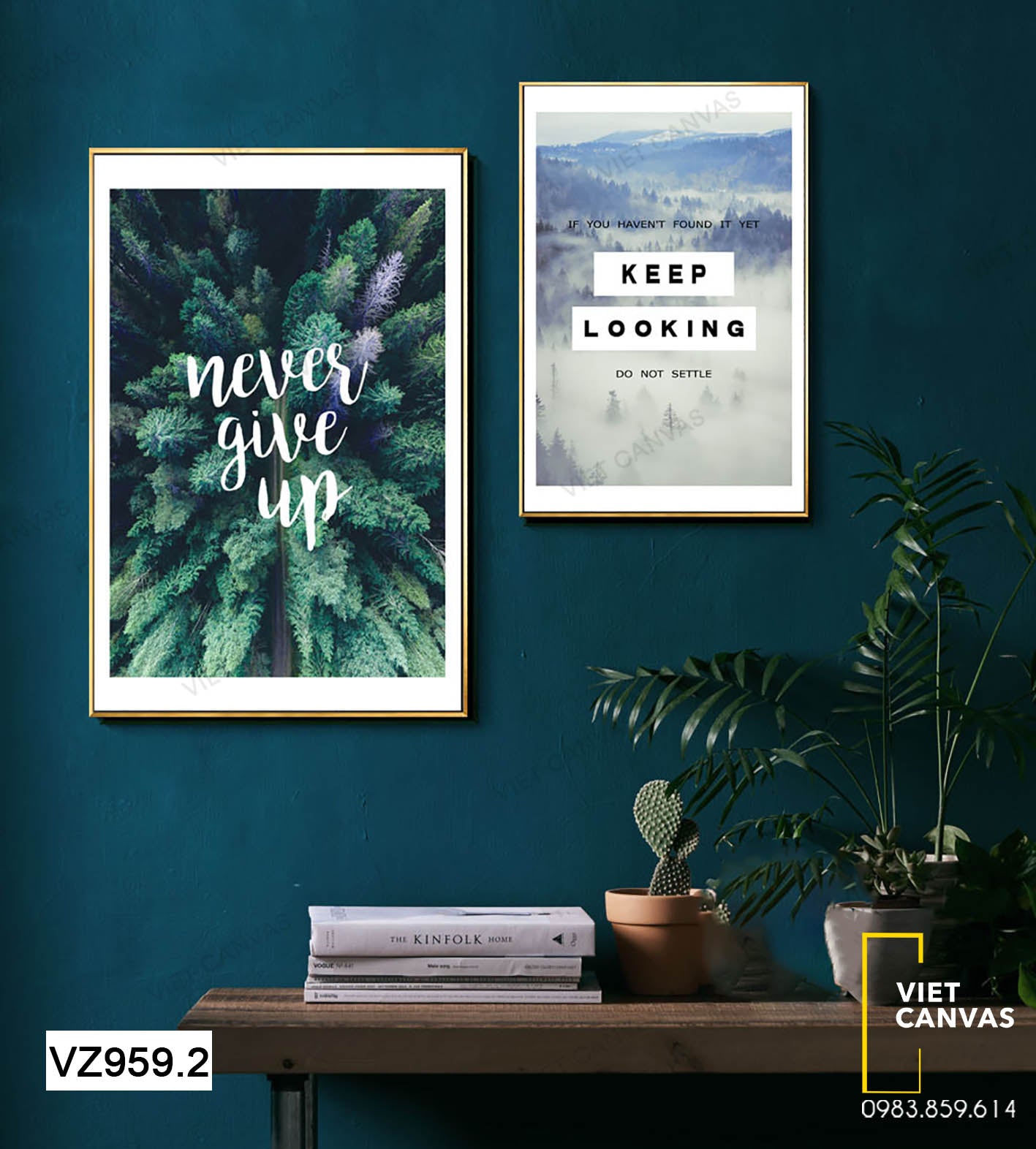 Bộ 2 Tranh Núi Rừng Bao La - VZ959.2