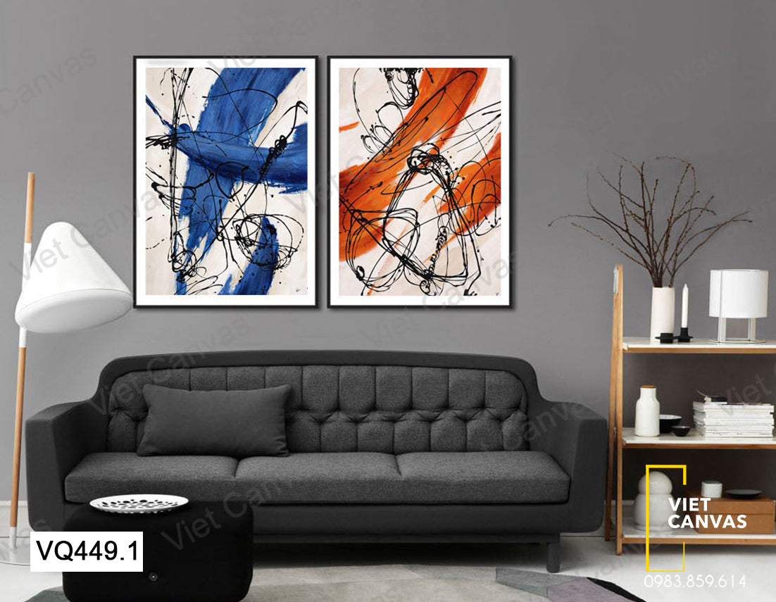 Bộ 2 Tranh Trừu Tượng - VQ449.1