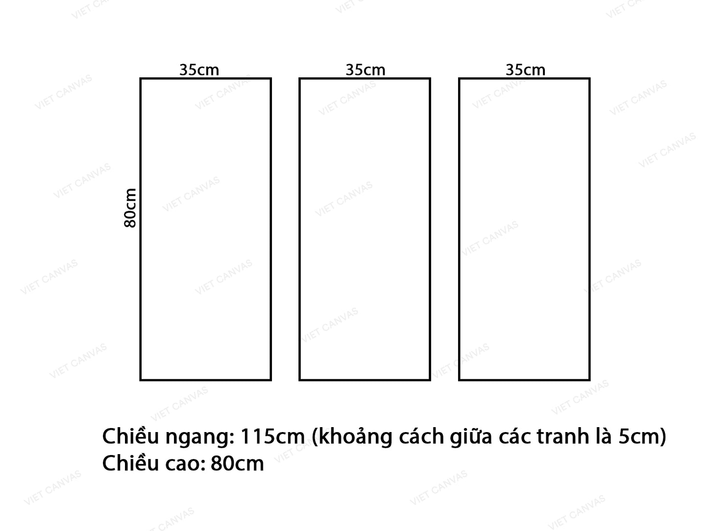 Bộ 3 Tranh Những Chiếc Thuyền Buồm - VX079