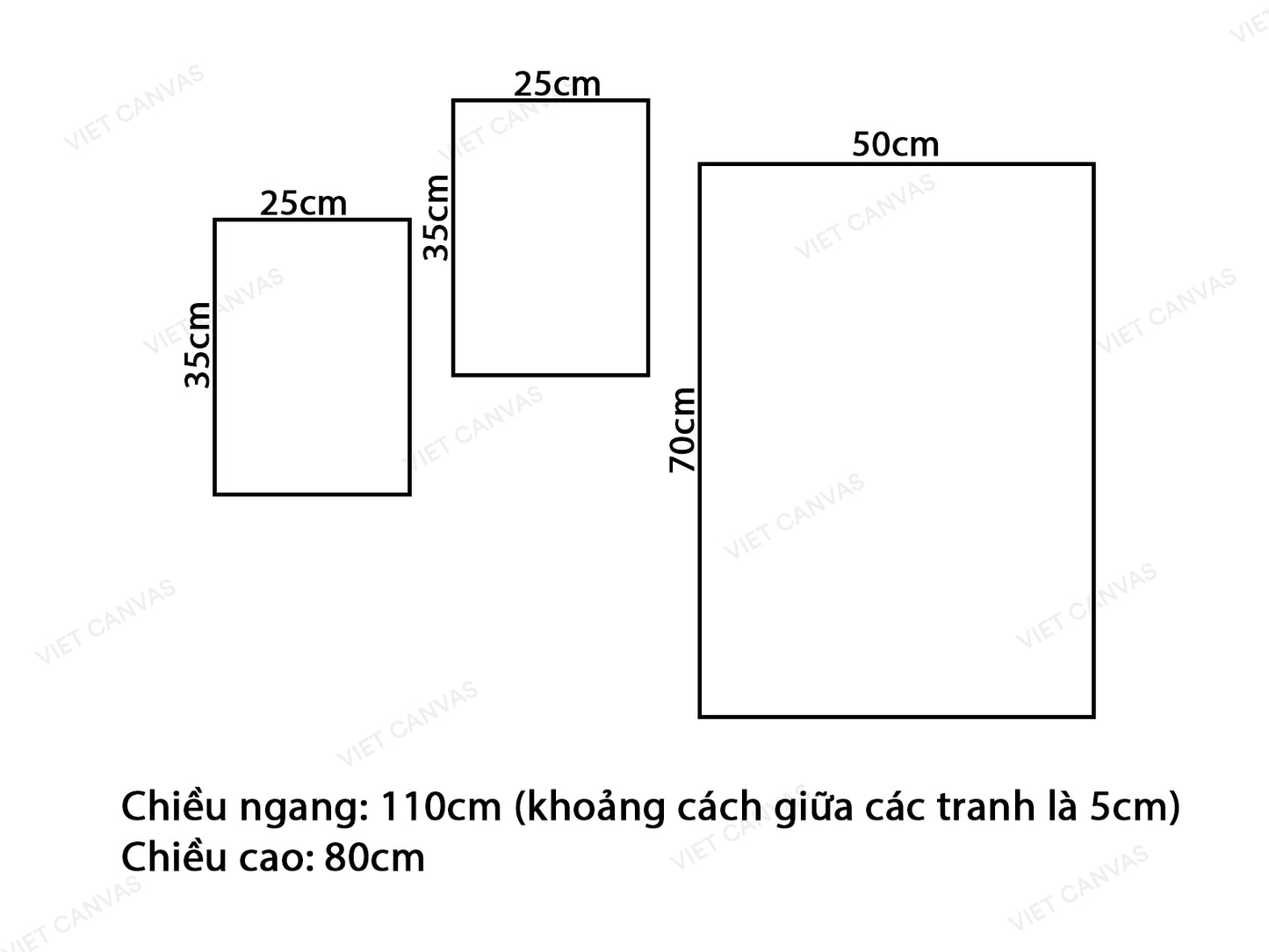 Bộ 3 Tranh Phong Cảnh Thiên Nhiên Tuyệt Đẹp - VV126.2