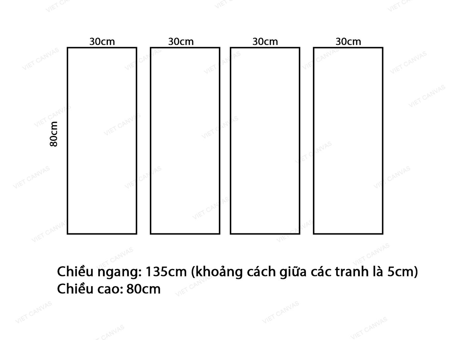 Bộ 4 Tranh Hoa Sen Và Chuồn Chuồn - VV183