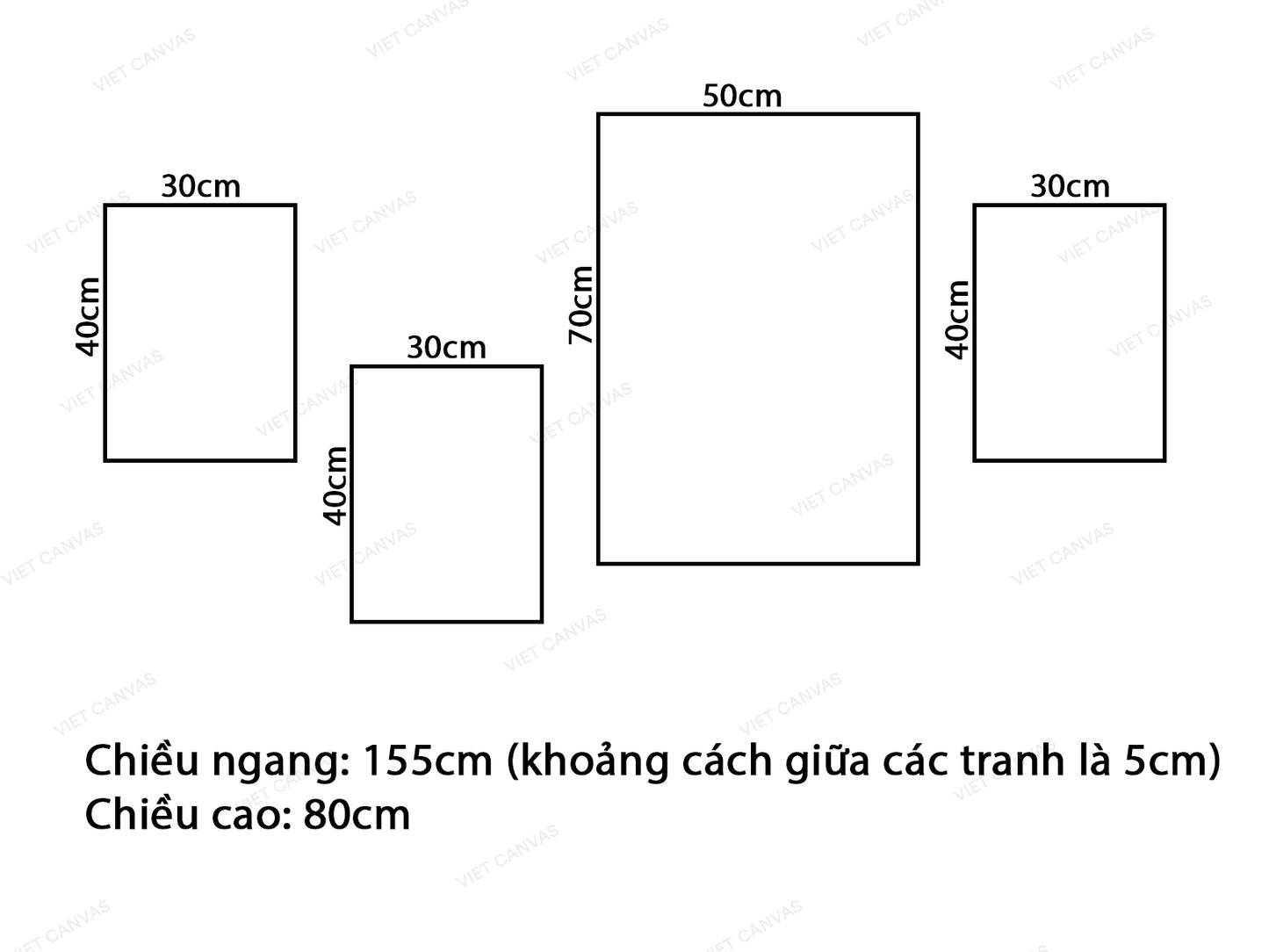 Bộ 4 Tranh Hoa Lá Và Chú Chim - VR287.3