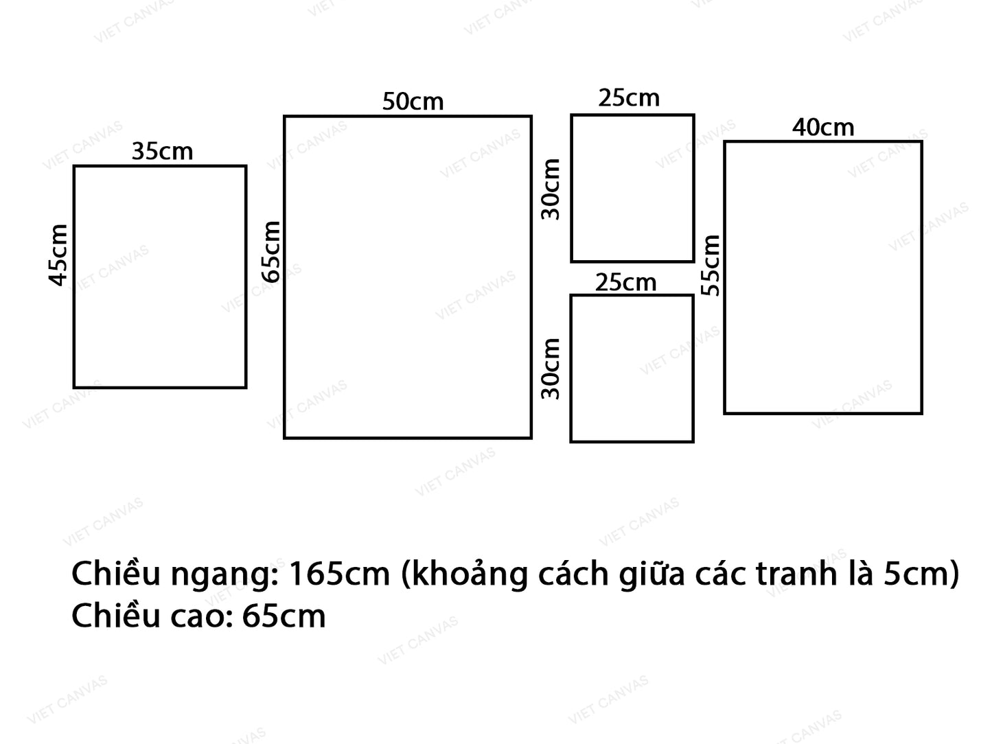 Bộ 5 Tranh Lá Cây Và Cô Gái - VR296