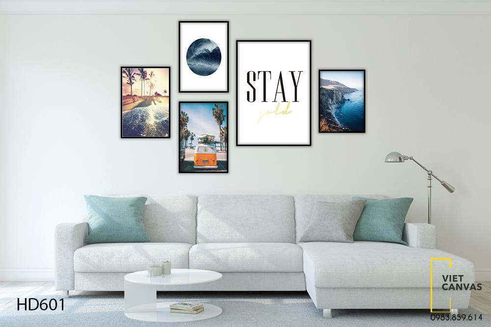 Bộ 5 Tranh Biển Cả Và Quotes - HD601