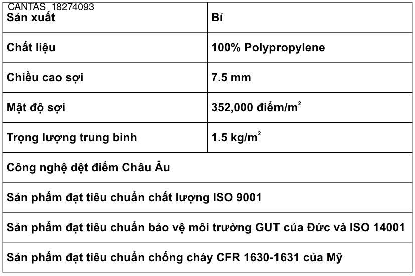 Thảm Sợi Ngắn - CANTAS_18274093