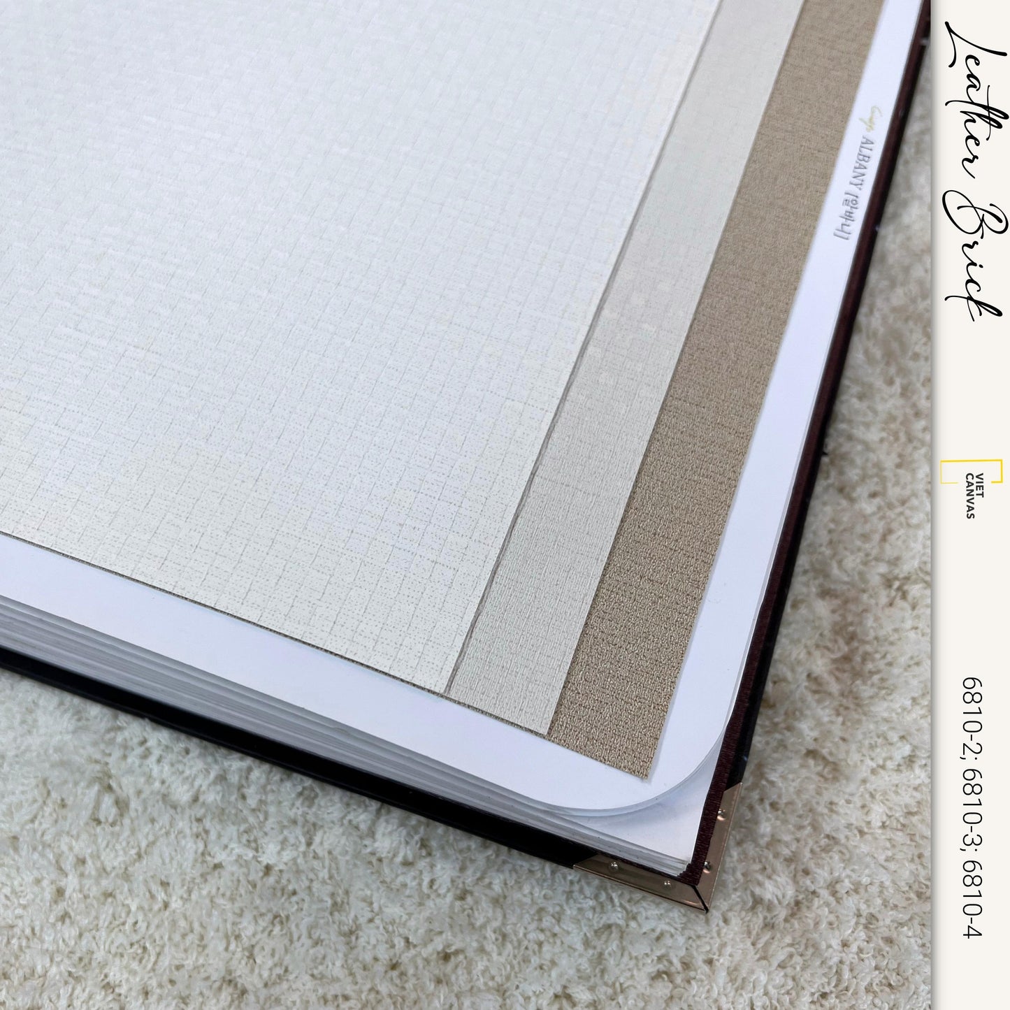 Giấy Dán Tường Leather Brick