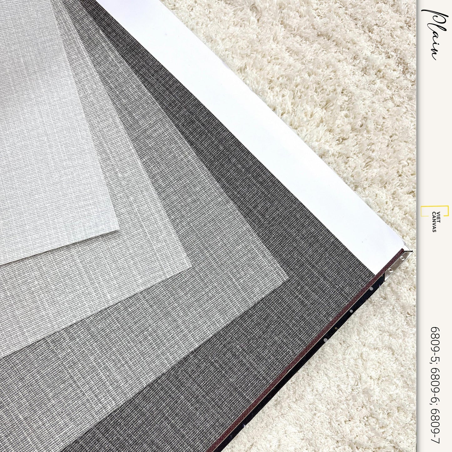 Giấy Dán Tường Plain Grey