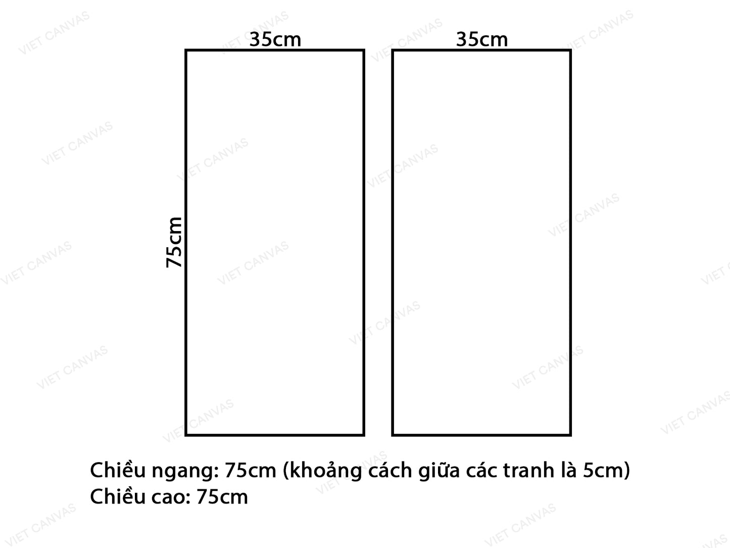 Bộ 2 Tranh Cảnh Vật - VQ436