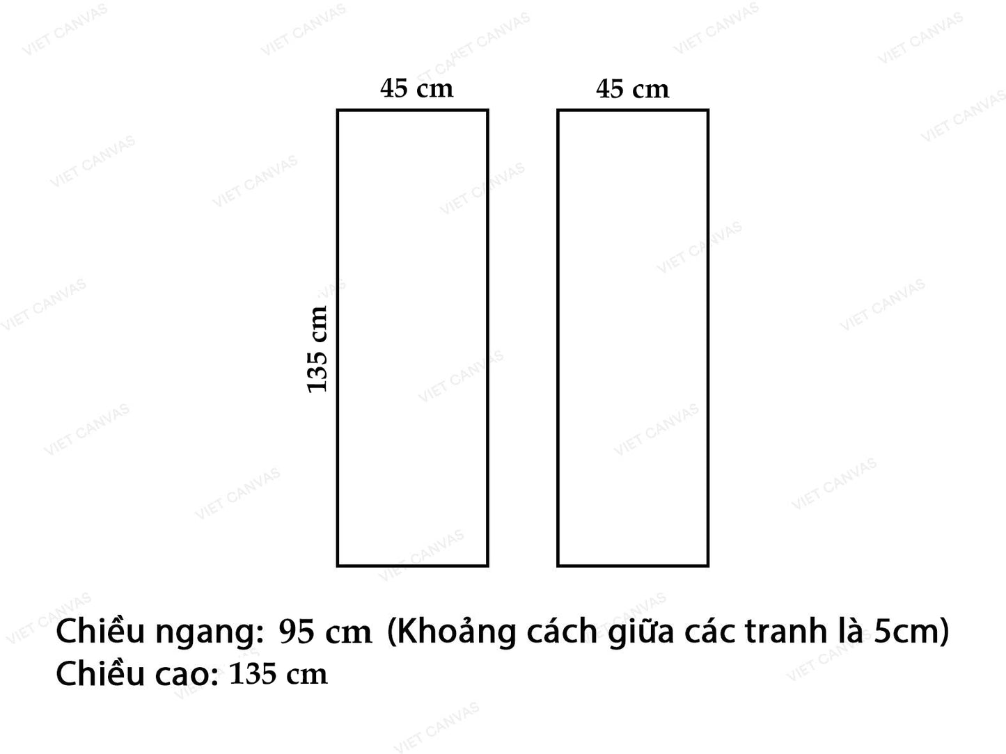 Bộ 2 Tranh Sắc Màu Của Mây - VX384.3