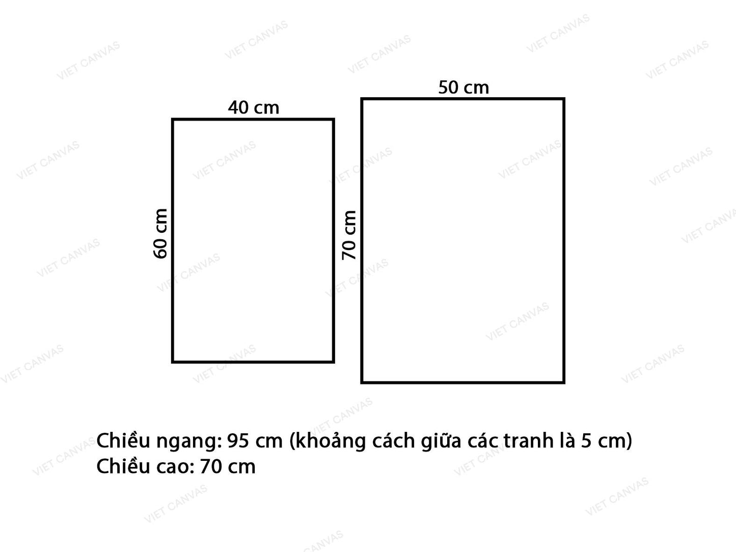 Bộ 2 Tranh Không Gian - VW602.2
