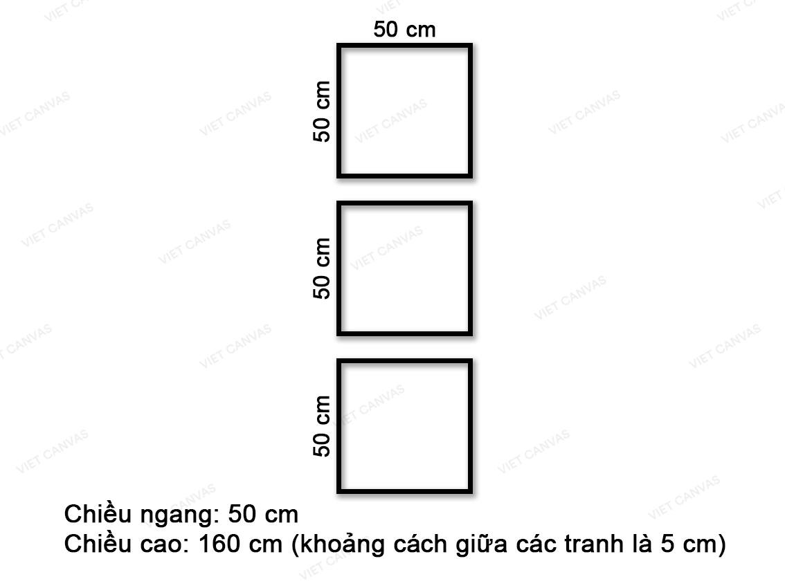 Bộ 3 Tranh Cành Hoa Nở - VU224