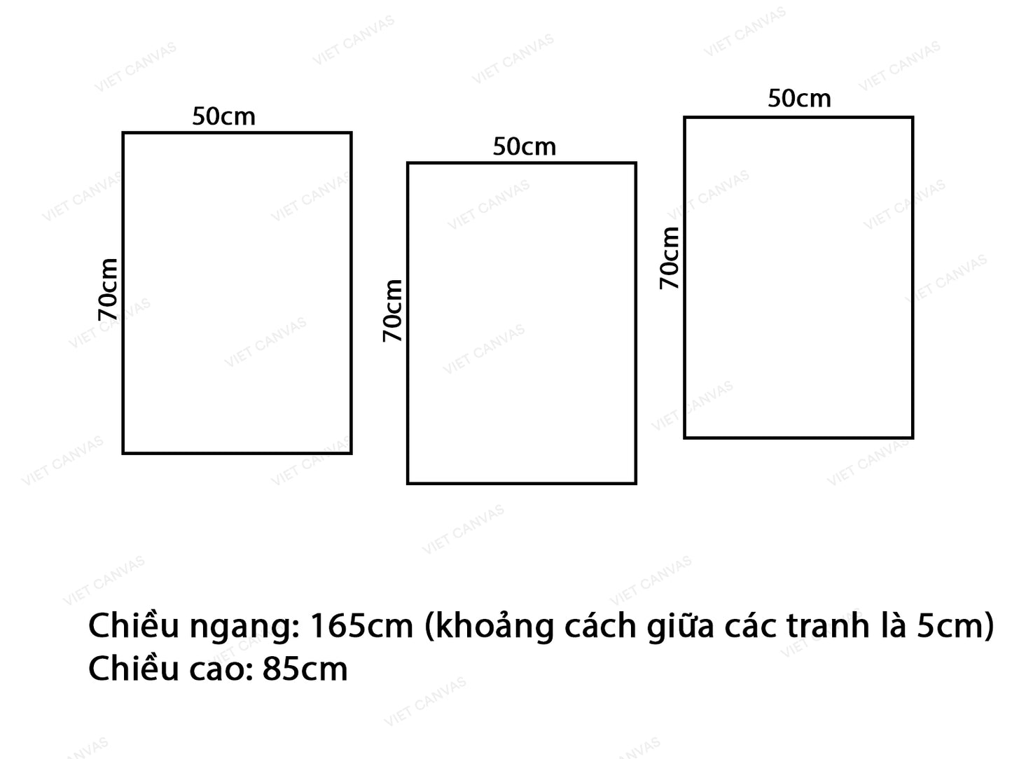 Bộ 3 Tranh Cây Và Đàn Chim - VW971.1