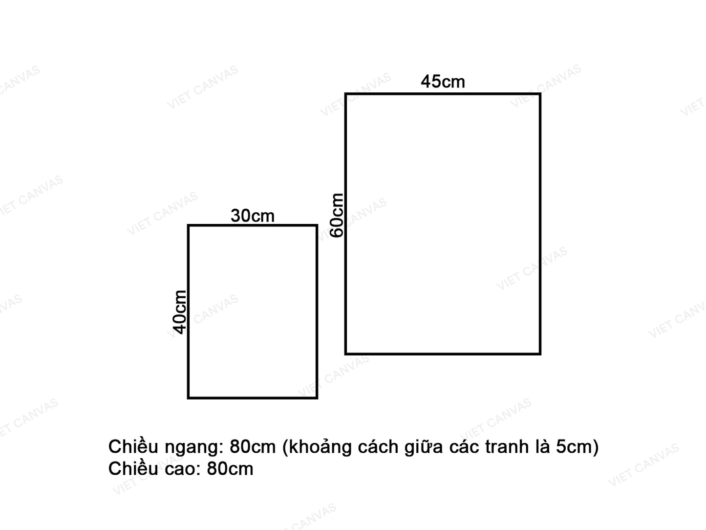 Bộ 2 Tranh Chú Mèo Và Những Con Cá - VT179.2